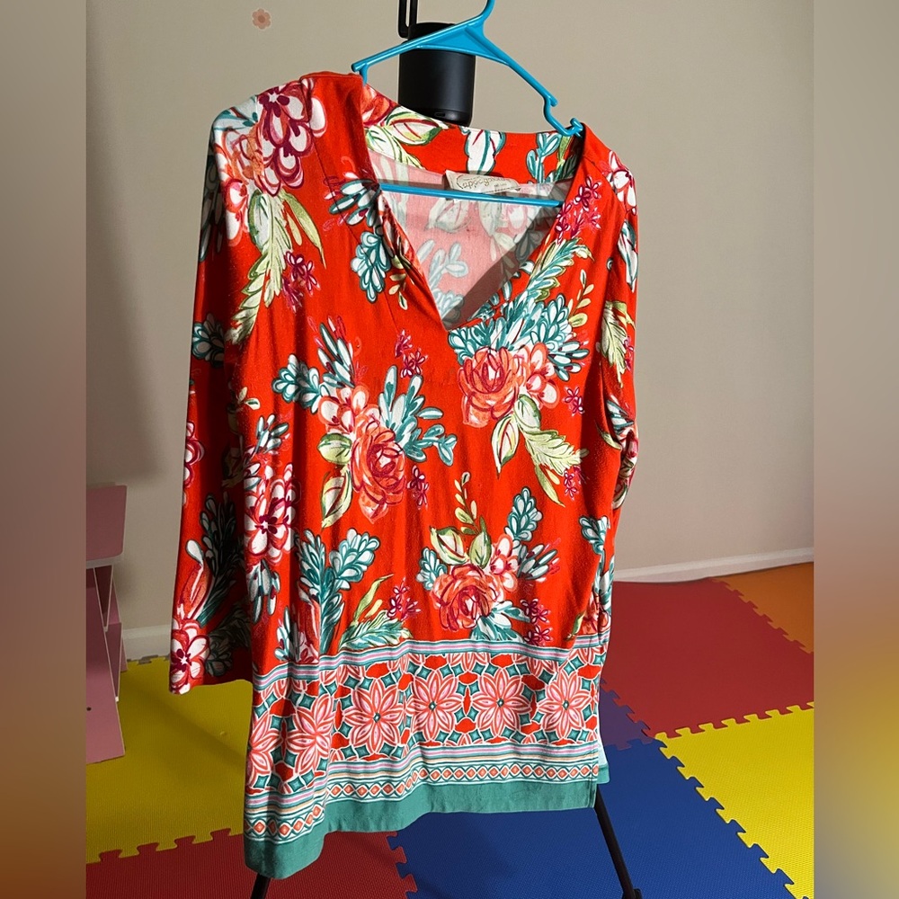 Floral tunic